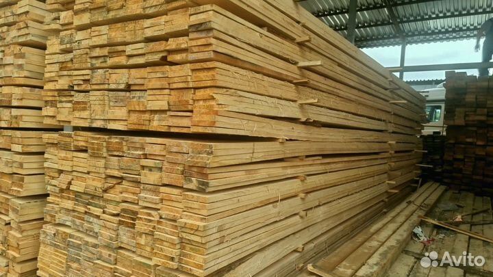 Доска обрезная 25х150х6000мм с доставкой