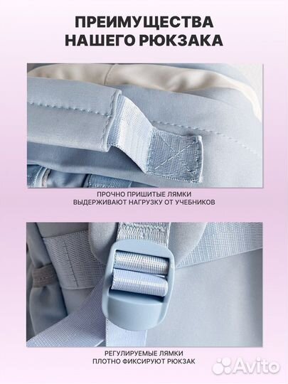 Рюкзак школьный для девочки новый