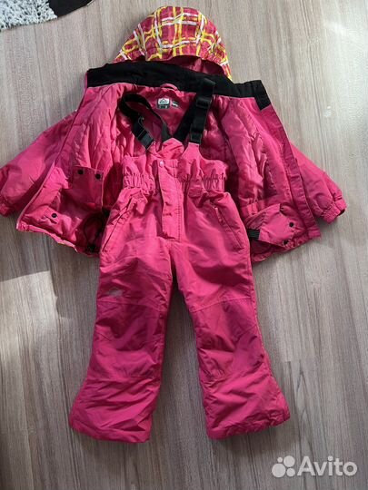Горнолыжный костюм на девочку 116 и термо белье