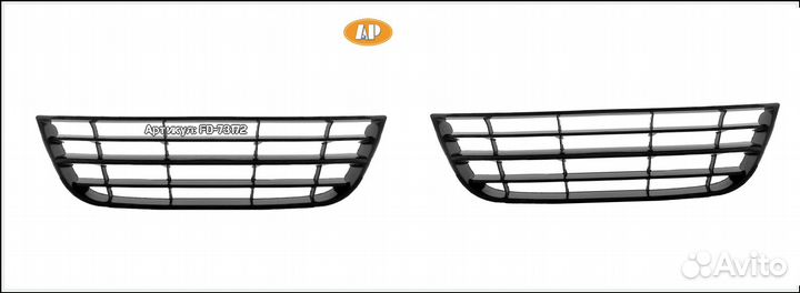 Решетка в передний бампер Volkswagen Polo