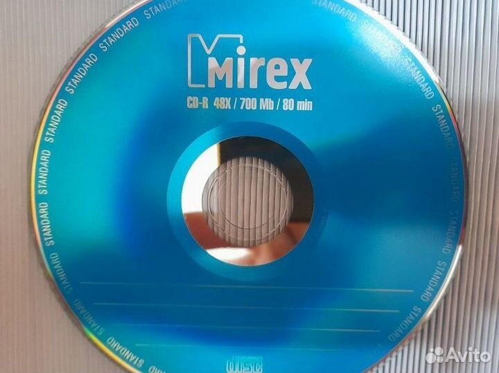 Оптический записываемый диск CD-R, 48x,700mb,80min