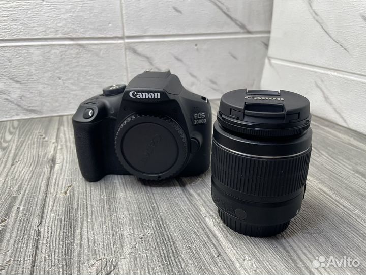 Фотоаппарат Canon EOS 2000D Kit RU EF-S 18-55mm