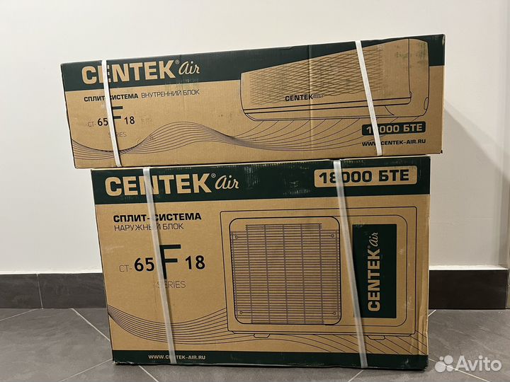 Кондиционер 18 сплит система Centec CT65F18 новый
