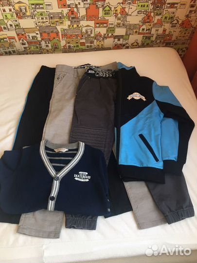 Вещи пакетом на мальчика 110 116