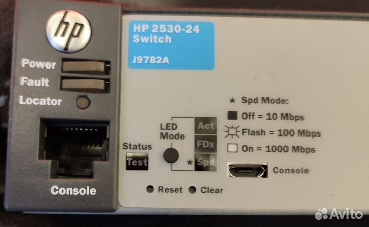 Коммутатор hp2530 24g j9782a
