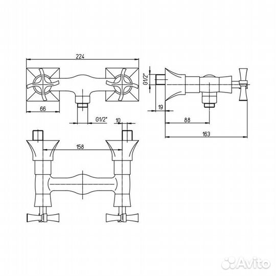 Paini 85CR511lmkm Смеситель для душа