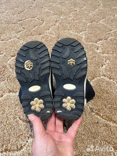 Сапоги дутики для девочки 27