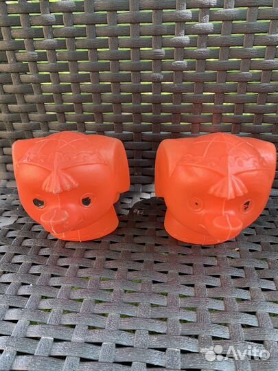 Игрушки дутыши, пластмасса СССР