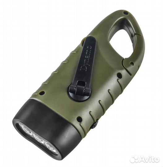 Динамо фонарь с солнечной батареей