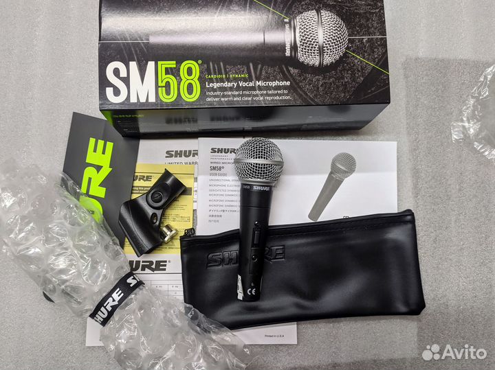 Вокальный микрофон Shure SM58S