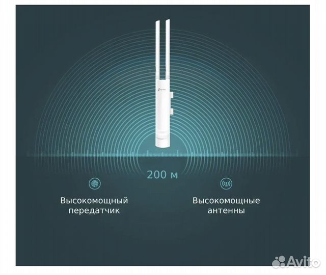Точка доступа TP-link EAP110-Outdoor +рое +кабель