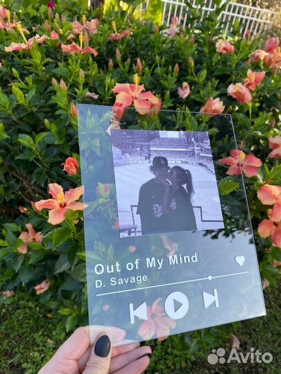 Трек-пластинка на орг.стекле