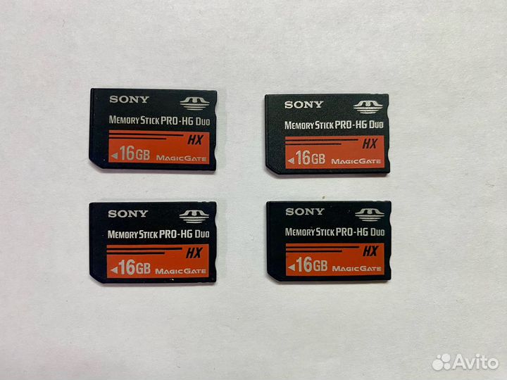 Карта памяти 16GB Memory stick pro duo для PSP