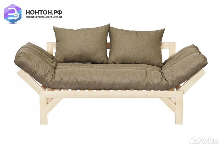 Диван кушетка Амбер-2 светло-коричневый