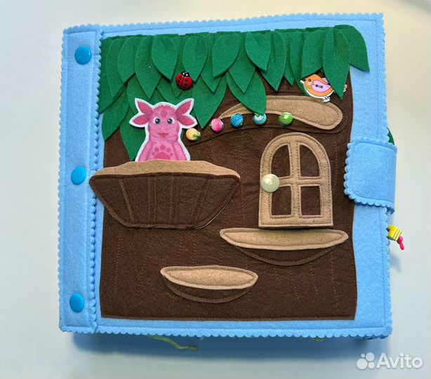 Книга из фетра лунтик