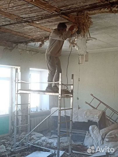 Демонтаж/Демонтаж полов и стен