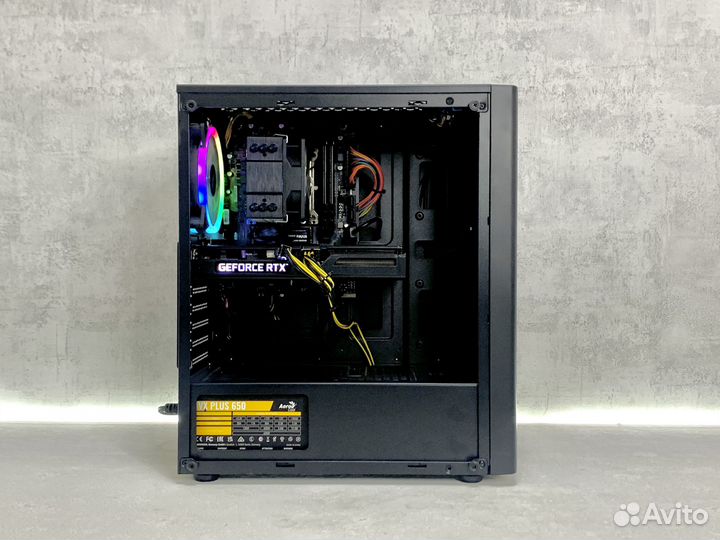 Игровой пк intel 13100F, RTX 3060, DDR4, NVMe