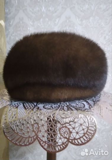 Шапка норковая женская бу