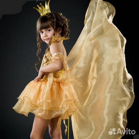 Костюм Золотой Платье фото 7