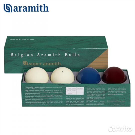 Шары карамболь Super Aramith Carom 61,5 мм