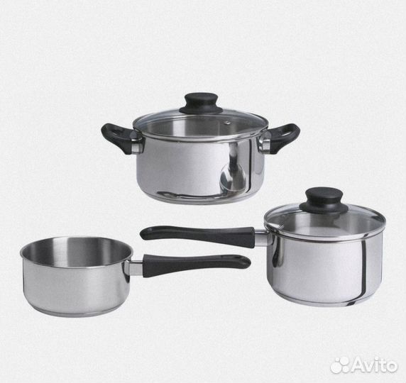 Набор кастрюль IKEA Икеа