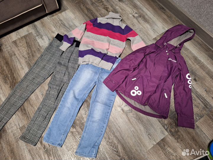 Детская одежда для девочек пакетом 116-122-128