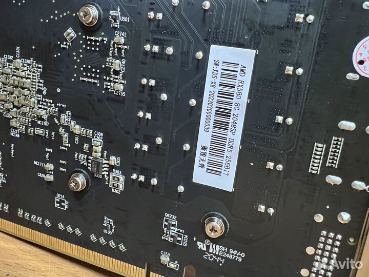 Видеокарта AMD RX 580 8gb