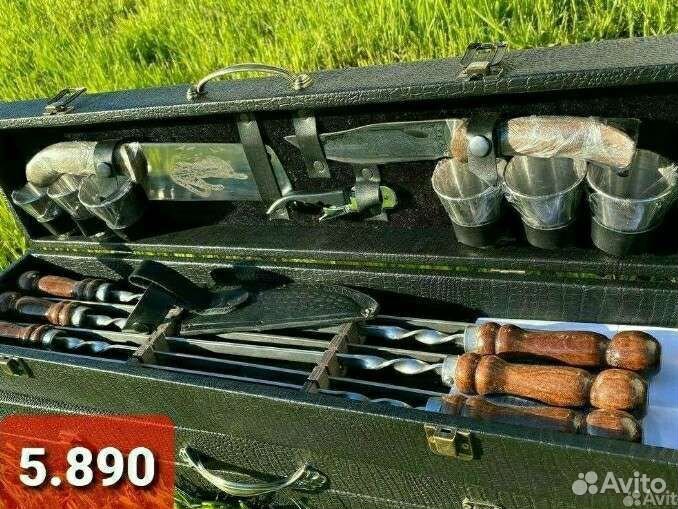 Шашлычный набор шампуров