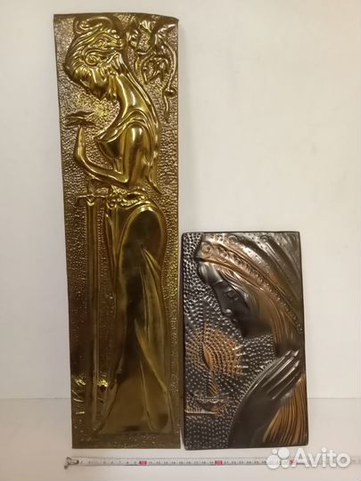 Картина медная чеканка СССР