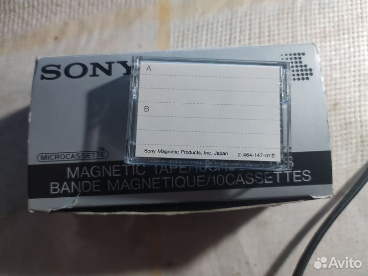 Аудиокассеты sony microcassette mc-60 bm sony