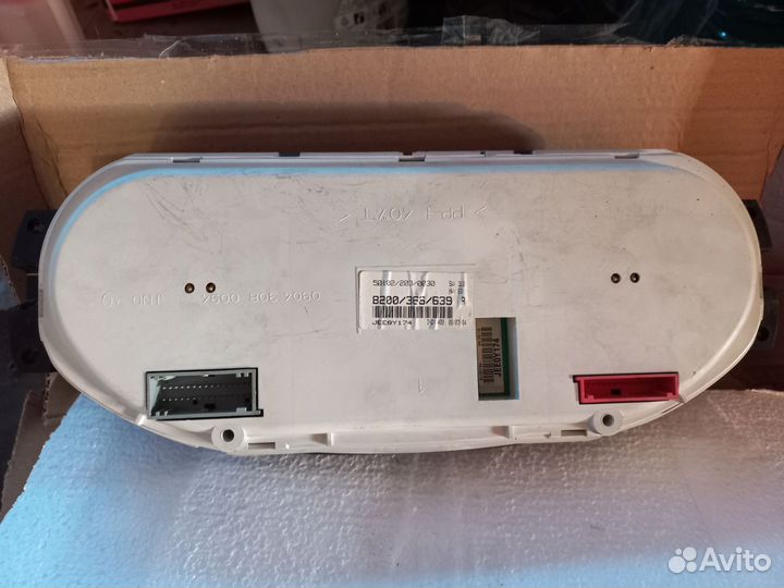 Панель приборов renault symbol