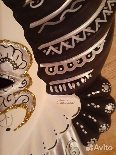 Венецианская настенная маска оригинал декор