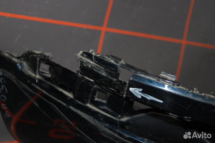 Бампер задний, нижний - Volkswagen Touareg 2