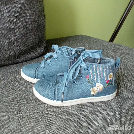 Кеды джинсовые для девочки
