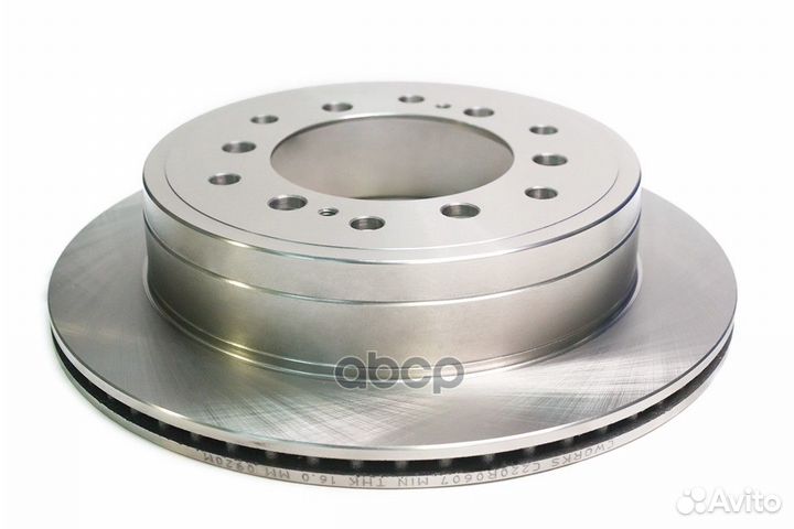 Тормозной диск задний cworks C220R0607 C220R060