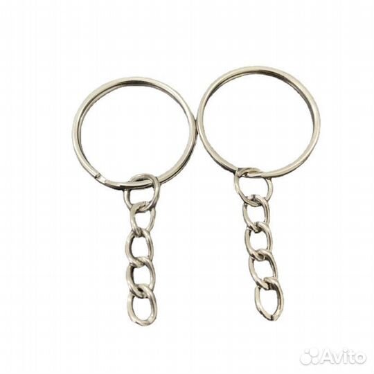 Кольцо с цепочкой для брелка