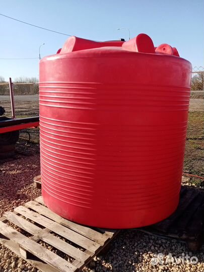 Пластиковая ёмкость эвл кас 5000 л вертикальная