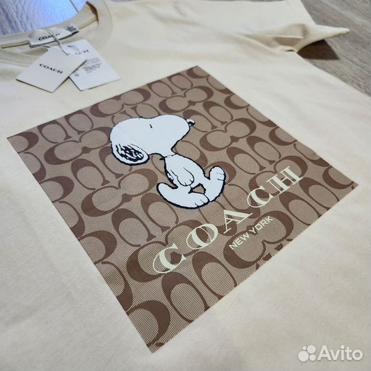 Футболка Coach Snoopy р. М