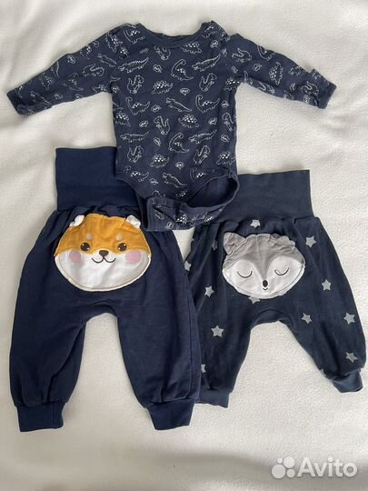 Одежда для новорожденных пакетом 62