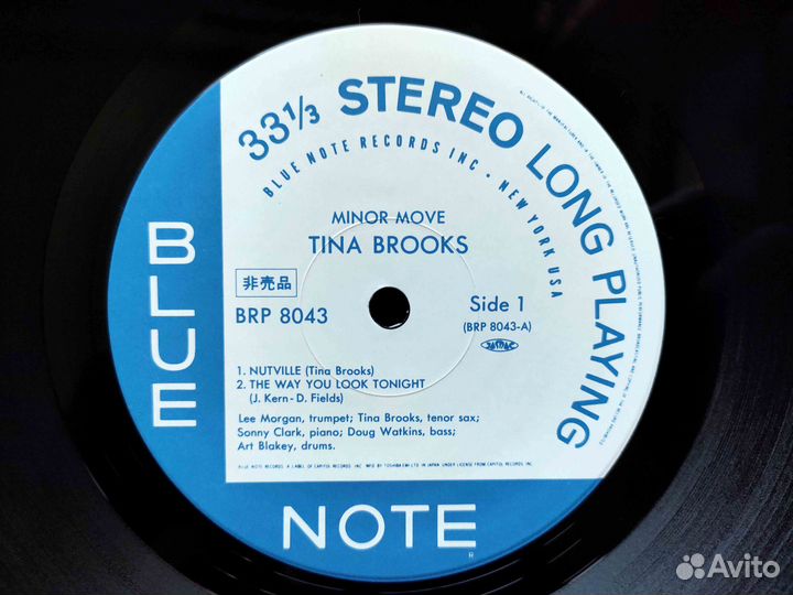 Tina Brooks – Minor Move – Japan 1992 Promo
