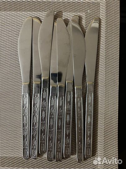 Ножи столовые мельхиор нержавейка СССР