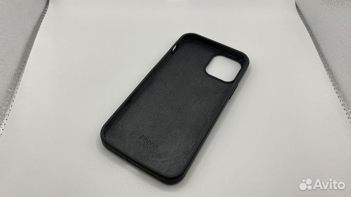 Чехол на iPhone 12/12 Pro Silicon Case Graphit