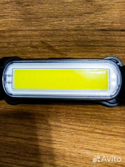 Фонарь налобный RE-5868 1 больш., акб.шнур type-C