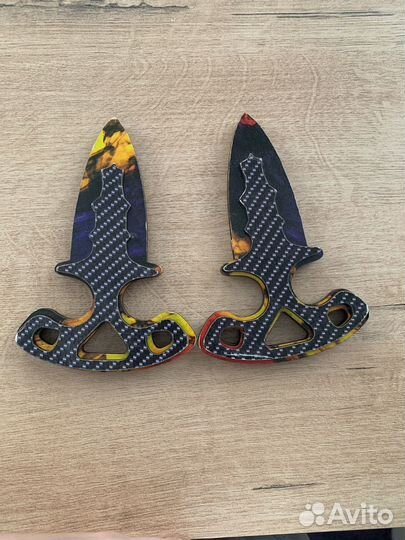 Ножи из стендофф 2 деревянные