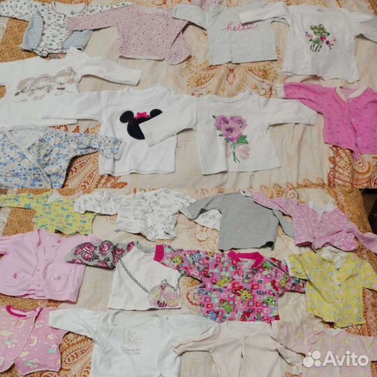 Вещи на девочку с рождения до 1,5 лет (отдаю пакет