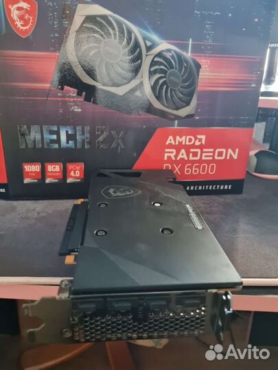 Видеокарта Rx 6600 8gb Msi Mech