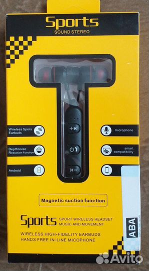Беспроводные наушники Sports Sound Stereo