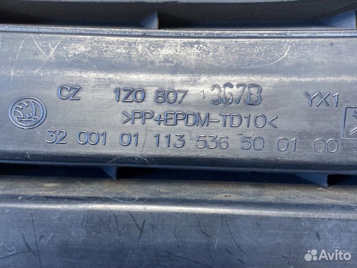 Skoda octavia a5 заглушка птф левая