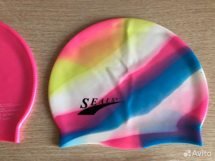 Шапочка и очки для плавания детские