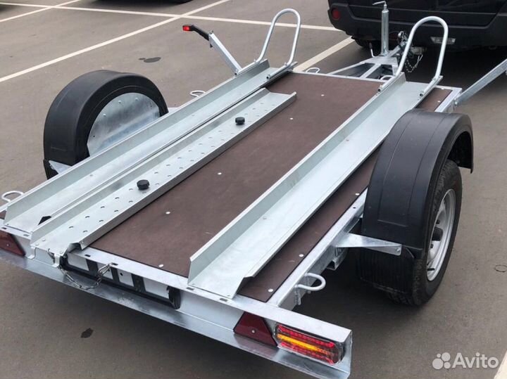 Прицеп для перевозки одного двух мотоциклов 400 кг